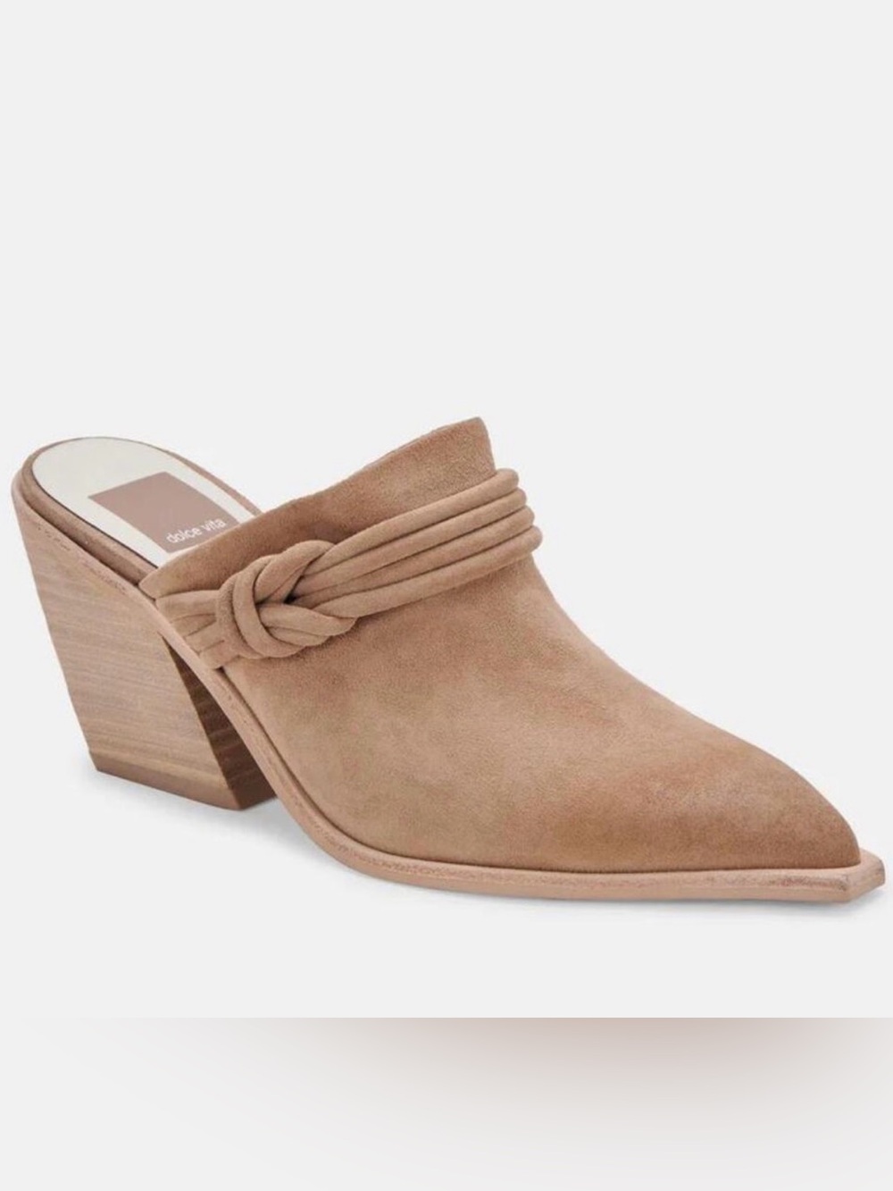 Dolce Vita Sota Suede Knot-Trim Mule 9